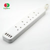 4 AC 4 USB 15A UK type power strip