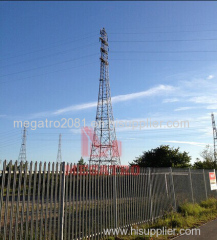 MEGATRO 132KV double circuit lattice tower