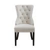 Velvet Solid Wood Dining Chair with Stud buttons and Knocker Ring HL-6087