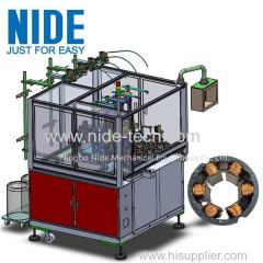 Full automatic inslot needle coil winder BLDC stator winding machine