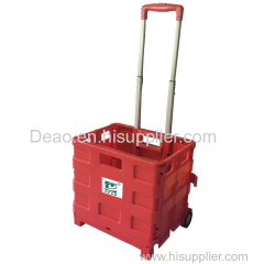 Hot Sale Foldable Market Vegetable Shopping Trolley Delivery Cart