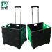 Shopping Folding Pvc Carts Trolley with Lid Reusable