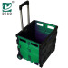 Shopping Folding Pvc Carts Trolley with Lid Reusable