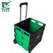 Shopping Folding Pvc Carts Trolley with Lid Reusable