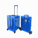 Plastic Shopping Trolley Cart Luggage Mesh Foldable Trolley