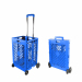 Plastic Shopping Trolley Cart Luggage Mesh Foldable Trolley