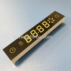 Multicolour Custom 7 segment led display module for kitchen hood