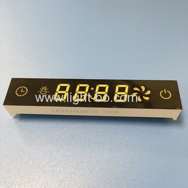 Multicolour Custom 7 segment led display module for kitchen hood