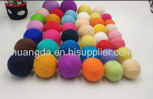 Wool felt ball blanket wool ball blanket style size custom color hand sewing ball blanket