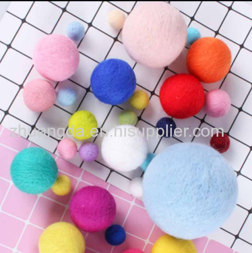 Wool felt ball blanket wool ball blanket style size custom color hand sewing ball blanket