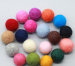 Felt ball sizes are available in a variety of colors and sizes
