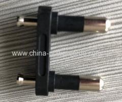 India plug inserts with solid pins