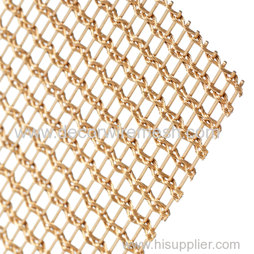 brass glass lamination mesh