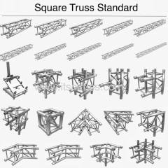 300X400mm Rectangular truss with spigoted connection