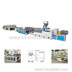 PVC WPC Crust Foam Board Machine Line