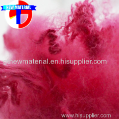 Dyed Recycled Polyester Fiber 1.5Dx38mm for Spinning Yarn