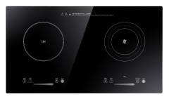 4500W Black Crystal Plate Commercial Induction Cooker