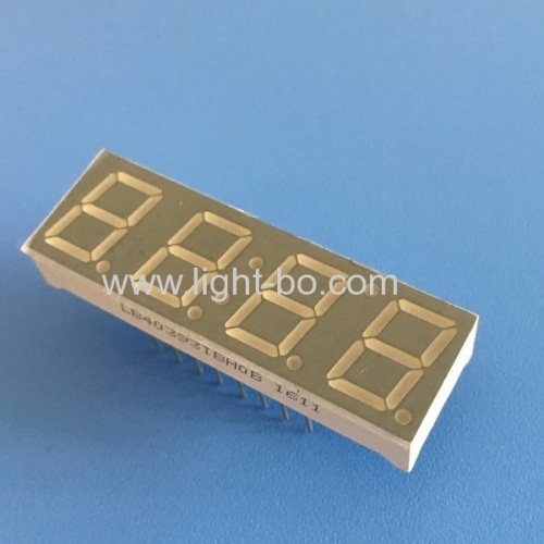 Ultra bright blue 0.39 (10mm) anode 4-digit 7 segment led display for home appliances control