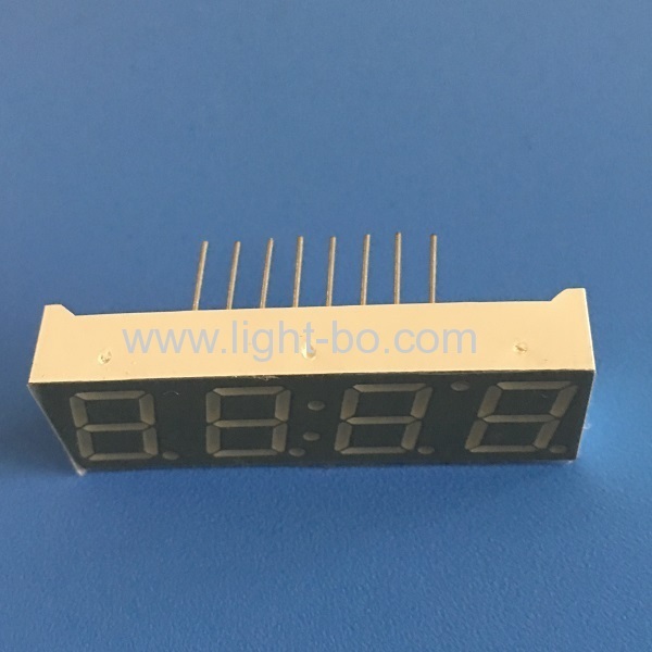 Ultra bright blue common anode 0.39" (10mm) 4-digit 7 segment led display for home appliances control