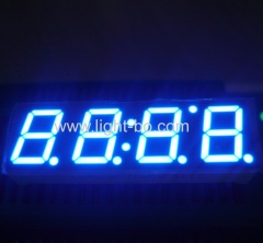 4 digit 0.39" blue led display;10mm blue display; 4 digit 0.39" display; 0.39" clock display;blue clock display