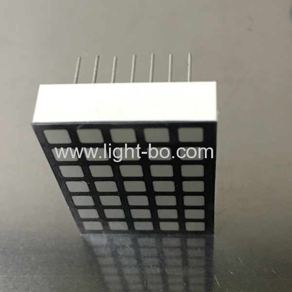 display a led ultra sottile quadrato 5 x 7 a matrice di punti bianchi per indicatore del numero del piano dell'ascensore