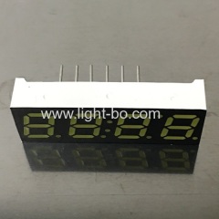 Ultra white 4 Digit 7 Segment LED Clock display 7mm common anode for STB