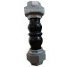 Screw union connection thread thread rubber joint