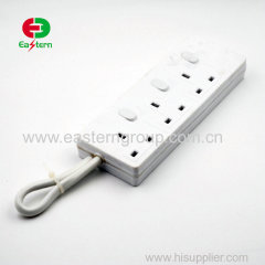 Power Strip 220V Extension Power Cord Plug 4 Outlet Power Strip 3m