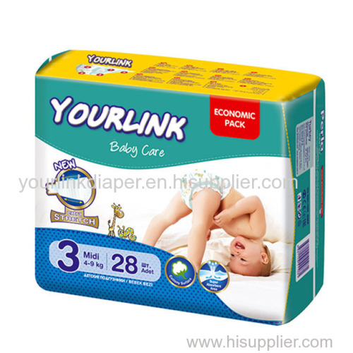 Private Brand OEM Disposable Breathable Baby Diaper Manufacturer
