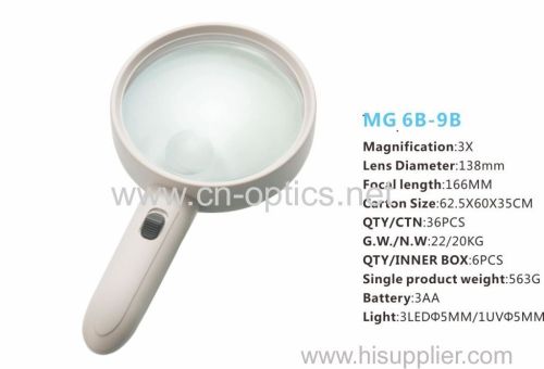 HIGH-POWER LED HAND-HELD MAGNIFIER