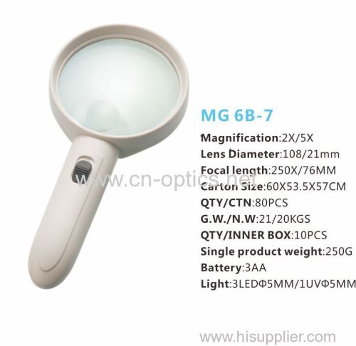 3PCS LED HAND-HELD MAGNIFIER