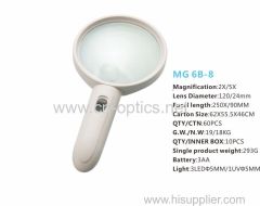 3PCS LED HAND-HELD MAGNIFIER