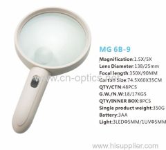 3PCS LED HAND-HELD MAGNIFIER