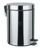 12L Round Stainless steel dust bin