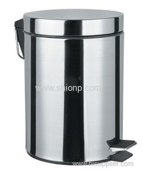 Round Stainless steel dust bin 3L