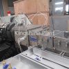 WPC rolling door frame profile wrapping making machine