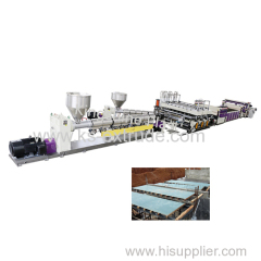 KS120-75 PP hollow template construction board machine