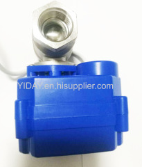 3/4'' Motorized Ball Valve AC/DC 9~24V 3/4