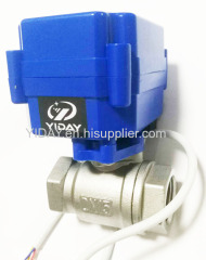 3/4'' Motorized Ball Valve AC/DC 9~24V 3/4