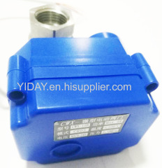 3/4'' Motorized Ball Valve AC/DC 9~24V 3/4