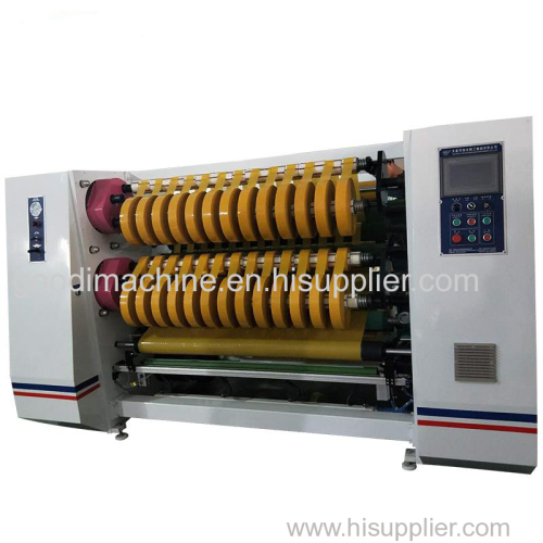 Bopp/masking scotch big diameter tape slitting machine with 4 rewinding shaft