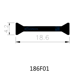 18.6mmThermal Break Polyamide Profiles for Aluminum Doors & Windows