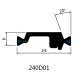 Anti Bimetal Solution 24mm Polyamide Insulating Profiles for Windows and Doors