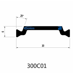 Thermal Struts 30mm Polyamide Insulating Strips for Windows and Doors