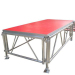 Adjustable stage platform for runway