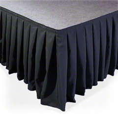 Modular stage skirting in different colour