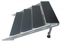 Portable stage stairs Alu-alloy