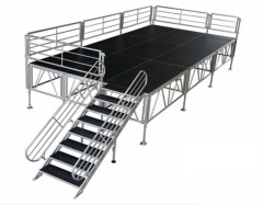 Portable modular stage stairs