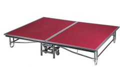 Foldable modular stage platform