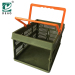 Folding Shopping Clear Plastic Basket with Handles